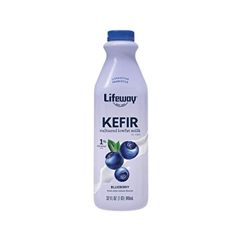 Lifeway Probiotic Low Fat Blueberry Kefir, 32 Ounce -- 6 per case.