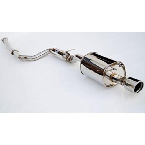Invidia (HS12HC2G3S) Q300 Cat-Back Exhaust System with Stainless Steel Rolled Tip for Honda Civic Si Coupe