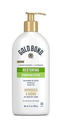 Gold Bond Restoring Hydrating Lotion, 13 oz., With Ceramides & CoQ10, Green Tea, Vitamin C