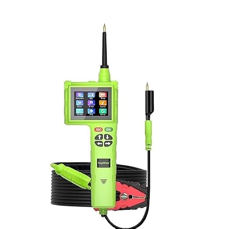 P200 Pro 9-48V Circuit Probe Kit, Car Electrical Diagnostic Tool with Oscilloscope Multimeter for 12V/24V Vehicle Injector Test & Short Circuit Locator