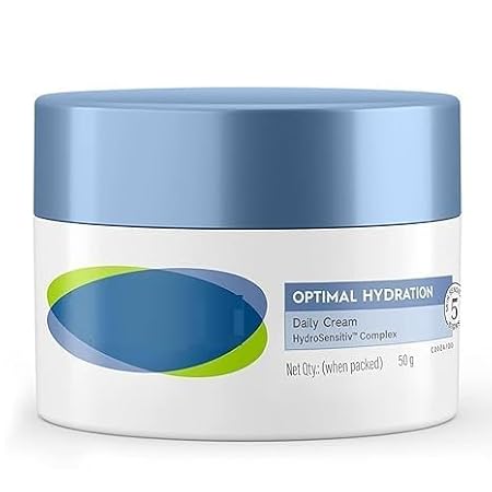 Optimal Hydration Daily Cream 50g | Lightweight Moisturizer & Fast Absorption | Hyaluronic Acid, Blue Daisy Extract, Niacinamide
