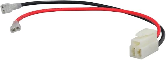 AlveyTech 3-Pin, 2-Wire Battery Wiring Harness with Side-by-Side Pins for Razor Scooters - 600V 14AWG Razor Battery Harness for E100, E125, E150, E175, E200, E300, E325, eSpark and Trike E2