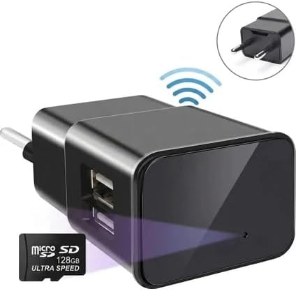 Şarj Adaptörü Casus Mini Gizli Wifi 1080P HD Kamera