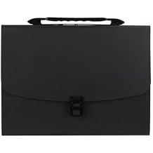 Folders,Document Organiser, Protective File Storage,13 Pockets,Portable File Wallet Storage/Green (Color : Black)