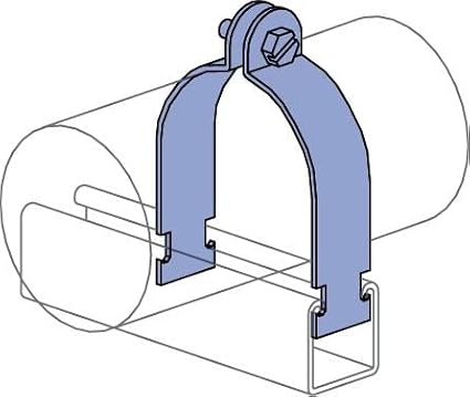 Unistrut P1111-EG 1/2" Rigid Steel Conduit Pipe Strut Clamp for All 1-5/8" Strut Channels