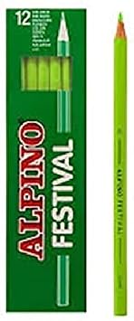 Alpine Festival Pencil, Pack of 12, Light Green