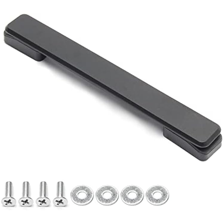 Yinpecly Luggage Handle 201x28x20mmLxWxT Luggage Toolbox Trolley Instrument Case for Suitcase Case, Black 1Pcs