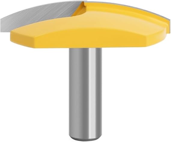 1pc 2-1/2" Wide Big Bowl Router Bit Radius Concave Radius Milling Cutters Wood Work Crown Bits,12.7mm Shank