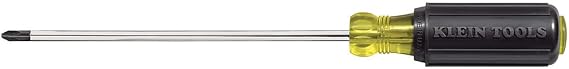 Klein Tools 6037 PH2 Phillips Screwdriver 7-Inch Round Shank, Made in USA