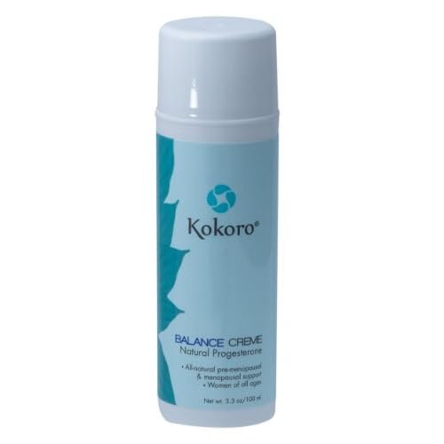 Kokoro Balance Creme for Women | Skin Moisturizing | 3.3 oz Pump | No Phytoestrogens | Recommended Since 1996 in What Your Doctor May Not Tell You About Menopause by John R Lee, MD