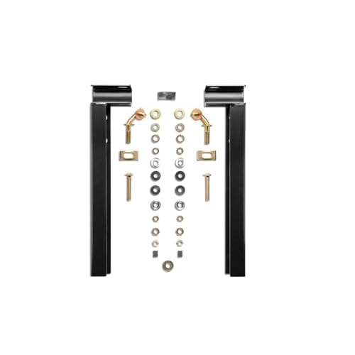RealTruck BACKRACK Hardware Kit for use w 21 Toolbox, Black, No Drill | 30221TB | Fits 2017-2025 Ford F-250F-350 Aluminum Body