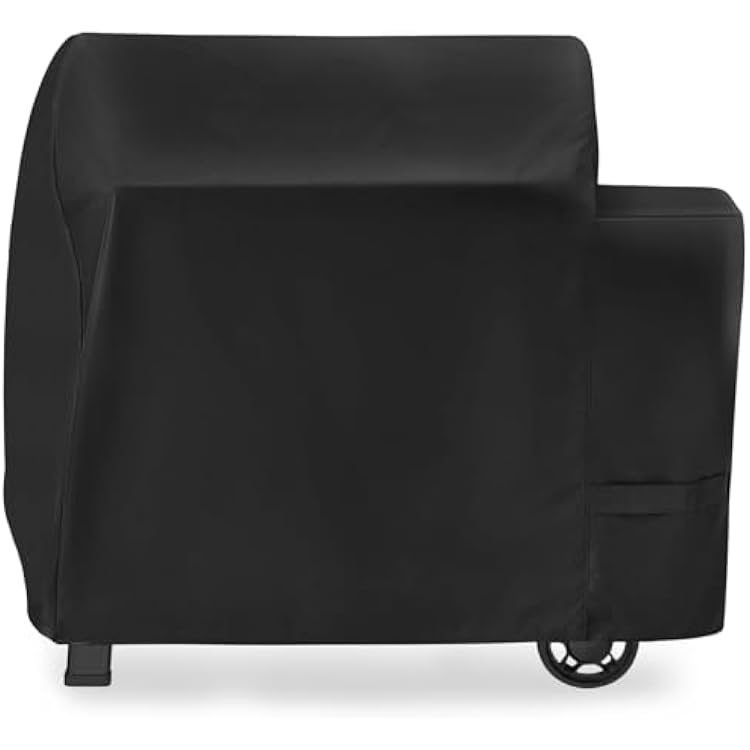 Grill Cover for Weber Searwood XL 600 Pellet Smoker Replacement Parts 3400146 Heavy-Duty 600D Outdoor Waterproof BBQ Grilling Accessory