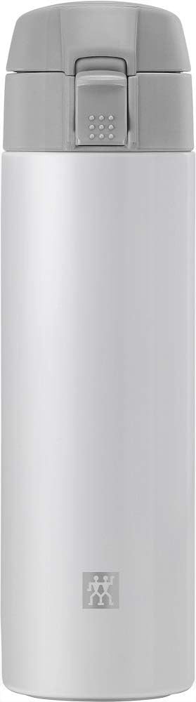Zwilling Thermo Mat, 7 Hours Hot Keeps 12 Hours Cold, Stainless Steel, White-Grey, 450 ml