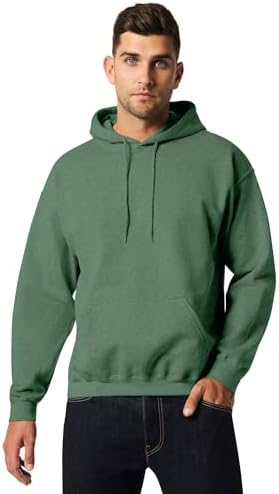 Gildan - Heavy Blend Hooded Sweatshirt - 18500 - M - Heather Dark Green