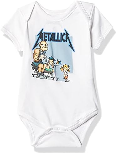 Metallica unisex-baby Metallica Baby Inked Onesie Bodysuit