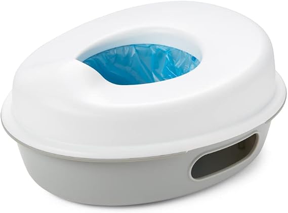 Skip Hop Go Time Multi-Stage 3 in 1 Potty Seat, White/Grey