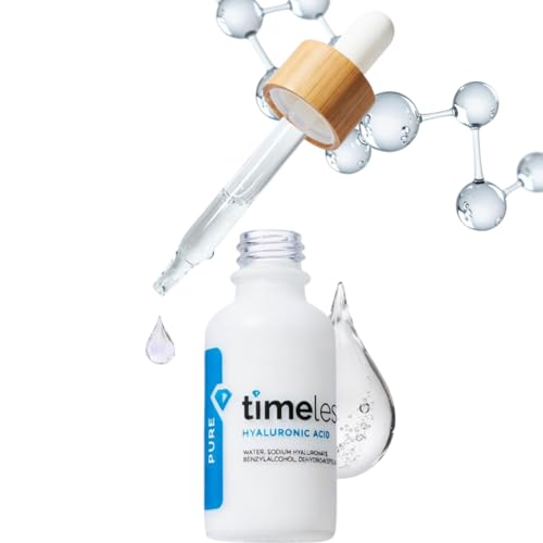 Timeless Skin Care Hyaluronic Acid 100 Percent Pure Serum Unisex 2 oz