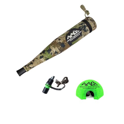 Rocky Mountain Hunting Calls C6-S Complete Calling System: Diaphragm Elk Call, Open Reed Cow Call, and Bully Bull Extreme Grunt Tube with Gore Optifade Concealment Subalpine