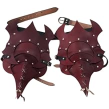Leather Body Armour LARP Armor Halloween Costume Green