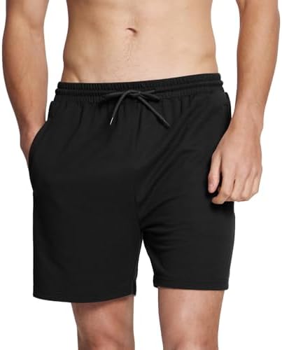 BAMBOO COOL Mens Athletic Shorts Dry Loose-Fit Running Workout Gym Shorts Breathable Lightweight Activewear with Pockets