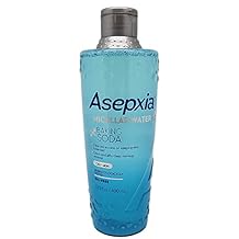 Asepxia Baking Soda Micellar Water Cleanser & Makeup Remover, 13.5 Ounce