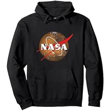 Official NASA Logo - Mars Pullover Hoodie