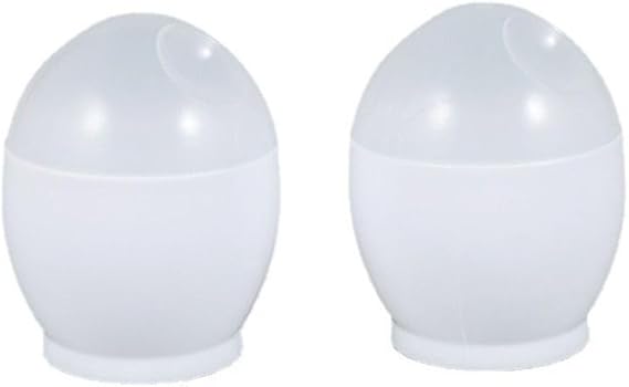 2pcs Steamed Egg Cup, Microwave Egg Cooker Cup, Non-Stick Egg Cooker, Microwave Egg Maker Egg Poachers Kitchen Tools