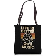 Life Is Better With Music Beat Makers Music Producer Mens Tote Bag