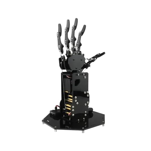 Palm Mechanical Arm, Five Fingers Bionic Robot Hand with Control System for Robotics Teaching Training