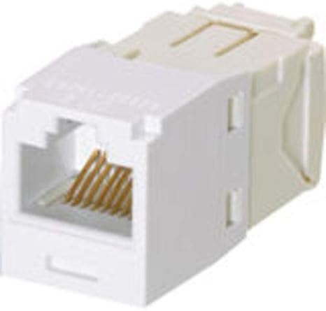 PANDUIT CJ688TGWH PANDUIT CJ688TGWH 1-Port MOD Jack IDC 8W8P UTPT568A/B CAT6 IP5 Mini-COMGIGA-TX White ROHS