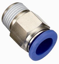 1/4" Male Straight Pneumatic Fitting - 5 Pack - HFX Brand