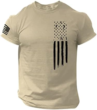 Beach Shirts for Men Hasbulla Shirt Plain White T Shirts Men Us Army Shirt American Flag for Mens Cotton T-Shirtsgym Reapers4X-Large,Beige