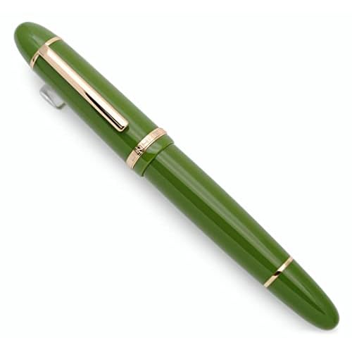 JINHAO X159 Fountain Pen EF Nib 0.38mm, Avocado Green with Gold Clip
