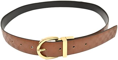 Giani Bernini Womens Signature Reversible Belt Brown Black Medium 34 w1-18