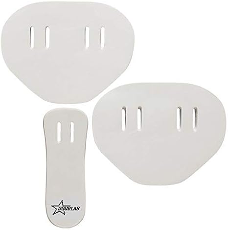 Douglas Football Adult Slotted Hip Pad Set, 2 HIPS 1 Tail, 1/4" Thick, Low Profile