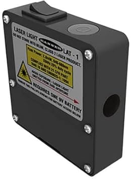LAT-1, Laser Alignment Tool, Class 2 Laser, Visible Red, Mounting Clips included, 52150