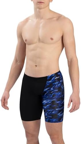 Dolfin Reliance Mens Swimsuit - Team Print Asymetrical Jammer