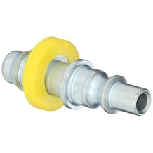 Dixon Valve DCP3744L Steel Air Chief ARO Speed Air Fitting, Quick-Connect Plug, 1/4" Coupling x 3/8" Push-On Hose ID Barbed, 37 CFM Flow Rating
