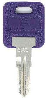 EasyKeys Global Link G342 Replacement Key: 2 Keys
