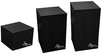 Roxy Display (RC-1512B+RC-1524B+RC-1530B) 3 Black Display Cubes