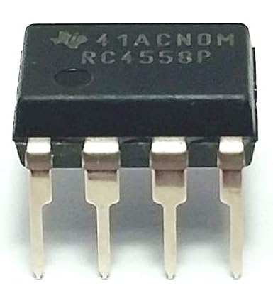 RC4558P RC4558 4558 Dual Operational Amplifier IC Breadboard-Friendly DIP-8 (Pack of 10)