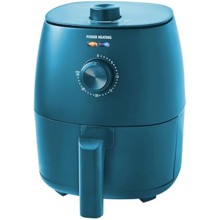 2.2 QT 1150W Compact Air Fryer with Non-Stick Basket, Adjustable Temperature Timer & Auto-Shutoff, Dishwasher Safe Healthy Oil-Less Cooker for Small Kitchens Dorms, 2026 Daily Essential