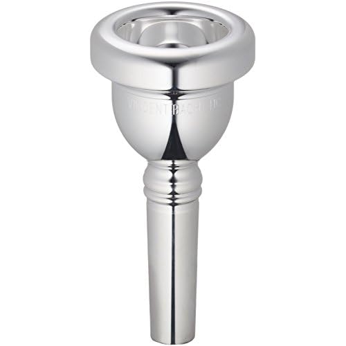 Bach 35015CW Small Shank Tenor Trombone Mouthpiece, Silver Plated, 15CW Cup Medium Shallow