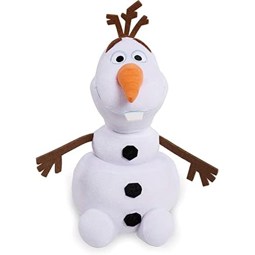 Disneys Frozen 15-inch Olaf Plush Stuffed Toy for Kids Ages 3-5, White, Snowman, Officially Licensed Kids Toys for Ages 2 Up by Just Play
