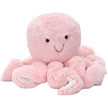 Lambs & Ivy Sea Dreams Pink Plush Octopus Stuffed Animal Toy - Bubbles