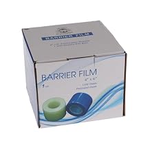 HSB 101210, Blue, 1200/Pk 8/Case, Dental Barrier Film - Self-Adhesive Protective Film for Easy Equipment Coverage & Mess-Free Application