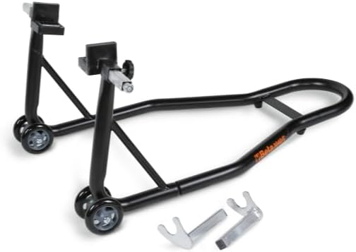 Beta 3040C Adjustable Rear Wheel Motorcycle Stand HeavyDuty Paddock Stand for Sportbikes & Motorcycles, Adjustable Width Arms, Stable Lift for Chain Maintenance, Storage & Repair