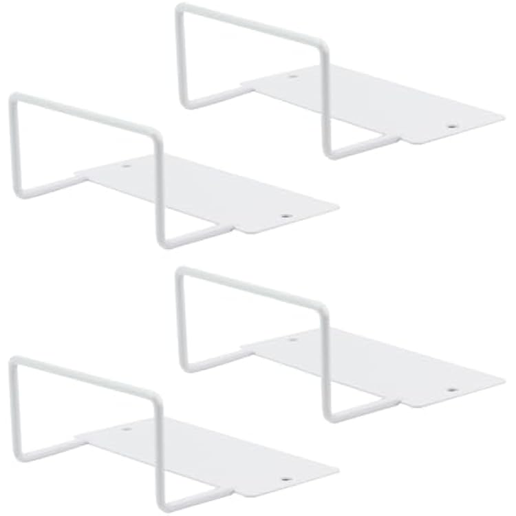 Crapyt 4 Pack Mattress Slide Stopper Mattress Stoppers to Prevent Sliding Mattress Retainer Bar Keep Mattress Stopper from Sliding 4.723.822.05 White
