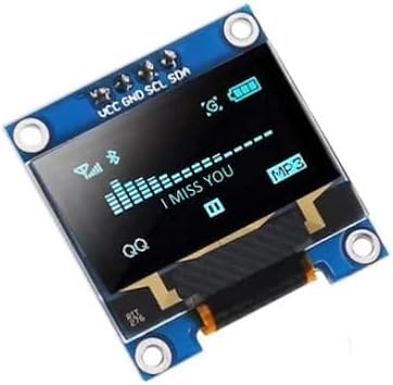 SANEC OLED 0.96 inç 128x64 Piksel Ekran Modülü - Mavi