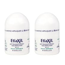Etiaxil Unperspirant Roll-on Treatment For Armpits Sensitive Skins 15ml Pack Of 2pcs